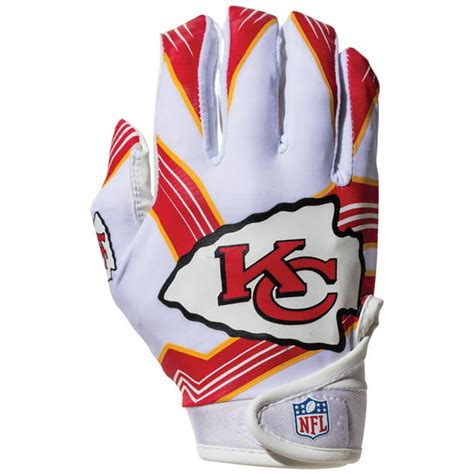 Franklin Sports NFL Kansas City Chiefs Youth Football Receiver Gloves ...