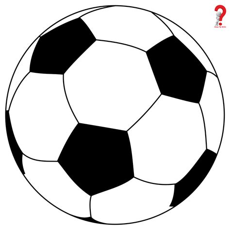 Easy Soccer Ball Drawing | Free download on ClipArtMag