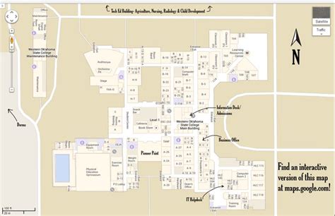 Western Oklahoma State College campus map. Click on the photo above to ...