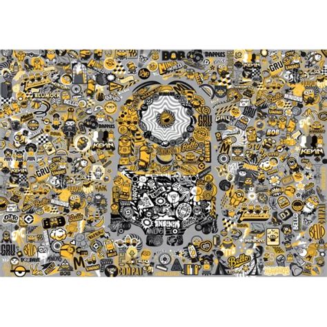 Puzzle 1000 Minions 2 Impossible De CLEMENTONI