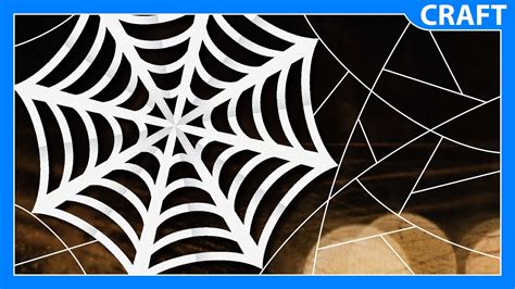 DIY Paper Spider Web | Easy Halloween Decorations - YouTube