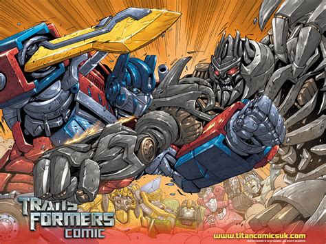 Optimus Prime vs Megatron Wallpaper - WallpaperSafari