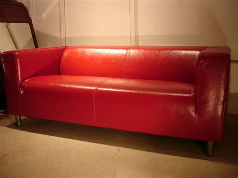 underground: SALE IKEA / IKEA KLIPPAN KLIPPAN leather leather Red ...