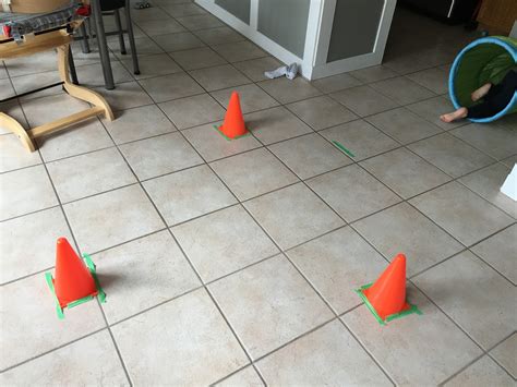 Arkstone Inc. Autism Resources: Activity # 3: Ball roll obstacle course