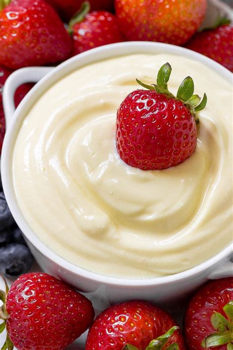 3 Ingredient Cream Cheese Fruit Dip | Cream cheese fruit dip, Cream cheese recipes dip, Cream ...