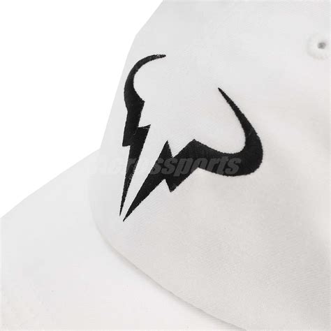 Nike Men Rafa Arobill H86 Cap Rafael Nadal Tennis Hat White Black ...