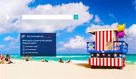 Bing Homepage Quiz, an Exceptional Feature of Bing