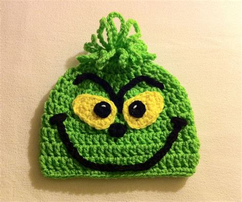 THE GRINCH Crochet Hat Beanie | Etsy