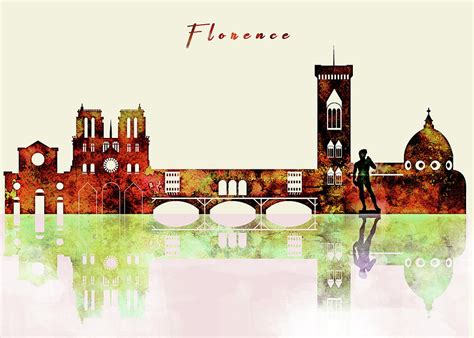 Florence City Skyline Photograph by Dim Dom - Pixels