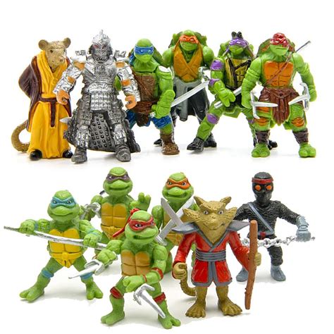 TMNT teenage mutant ninja turtles action figures set 2016 New TMNT Tees ...