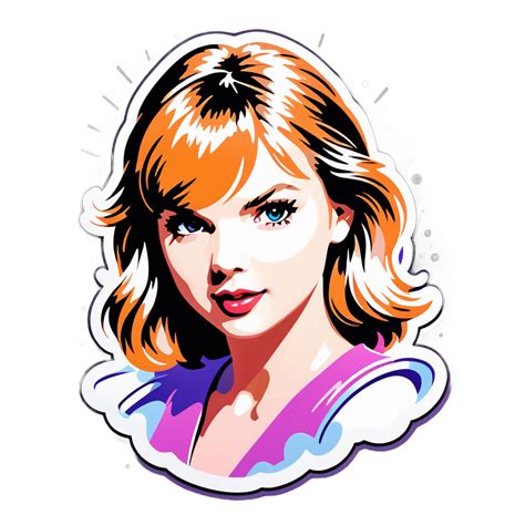 I made an AI sticker of Taylor Swift