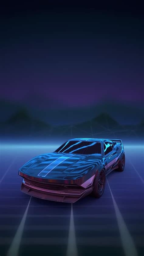 HD wallpaper: 4K, 3D, Retrowave, car, cyberpunk, neon | Wallpaper Flare