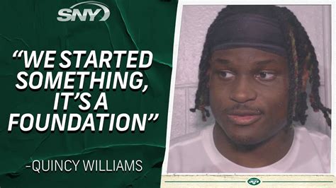 Quincy Williams on playing potential final game with brother Quinnen Williams | Jets Post Game ...