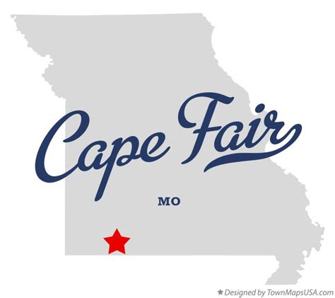 Map of Cape Fair, MO, Missouri