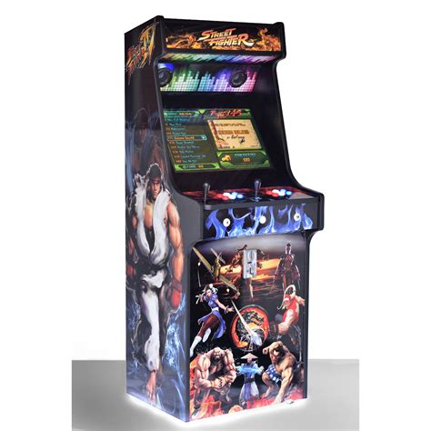 Retro Upright Arcade Machine, Street Fighter Artwork, 680 Games - arcadecity