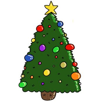 Cute Christmas Tree Clip Art by Katqat Resources | TpT