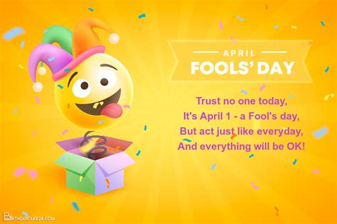 Realistic April Fools' Day Cards Online Free