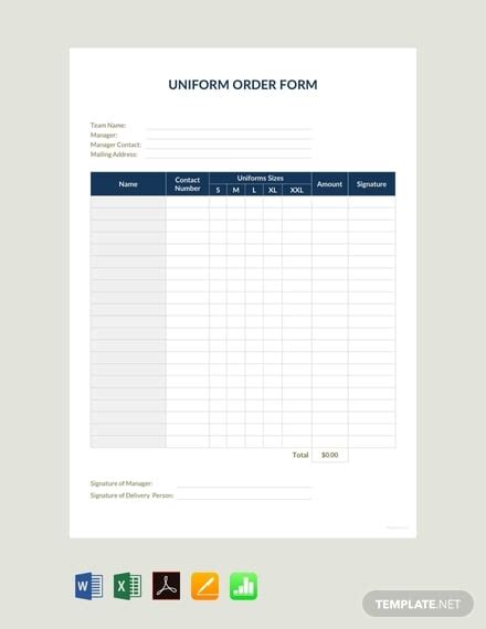 Google Docs Order Form Template – rolledarmbenchx