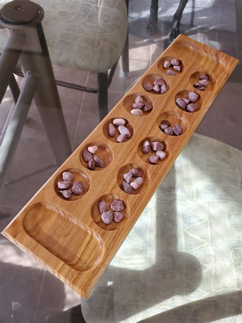 Made a mancala board - full of mistakes and issues, but it's a fun ...