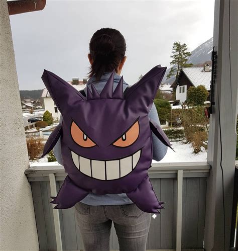 Gengar treat keeper mini backpack hanger clip Pokemon Vintage 1999 Rare ...