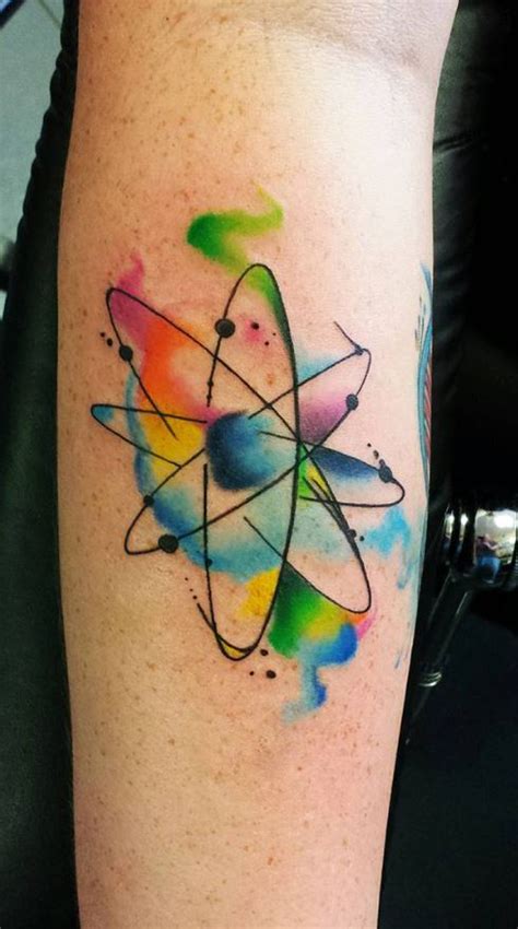 85 Atom Tattoos to Showcase Your Love for Science - Tattoo Me Now