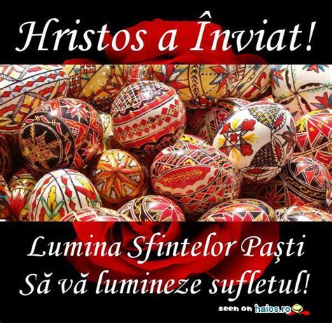 Hristos a Inviat! Lumina Sfintelor Pasti sa va lumineze sufletul! Mesaje de Pasti Paste Fericit