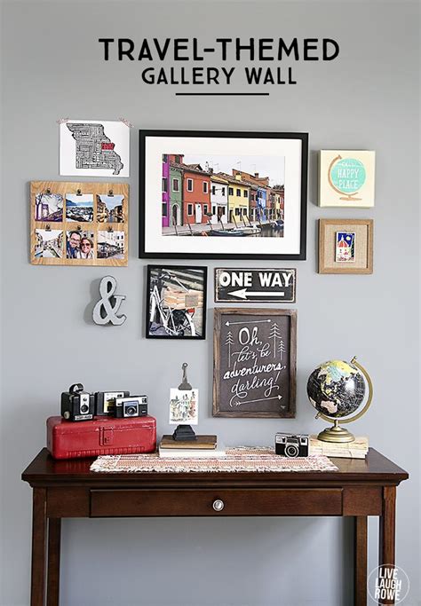 Travel-Themed Gallery Wall - Live Laugh Rowe