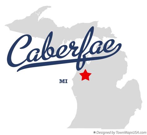 Map of Caberfae, MI, Michigan
