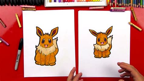 How To Draw Eevee Pokemon - Art For Kids Hub