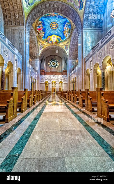 Basilica of national shrine immaculate conception hi-res stock ...