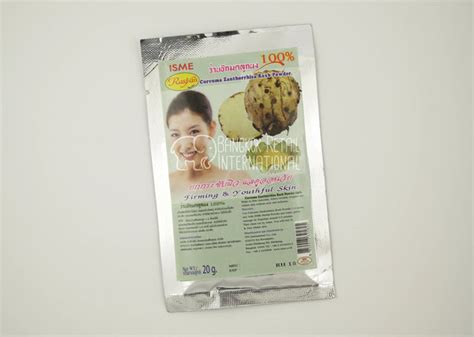 Isme Rasyan Curcuma Temulawak Powder | Herbal Anti-aging & Whitening – Bangkok Retail International