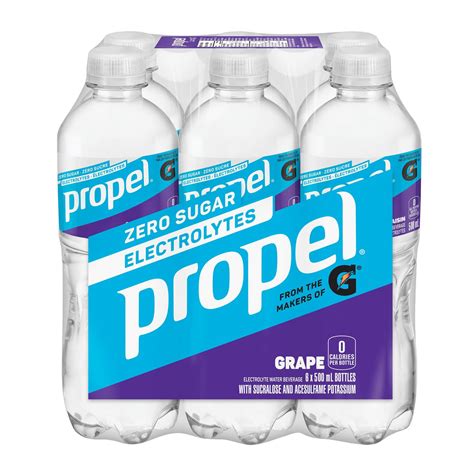 Propel Grape enhanced water with Gatorade electrolytes, 500mL bottles ...