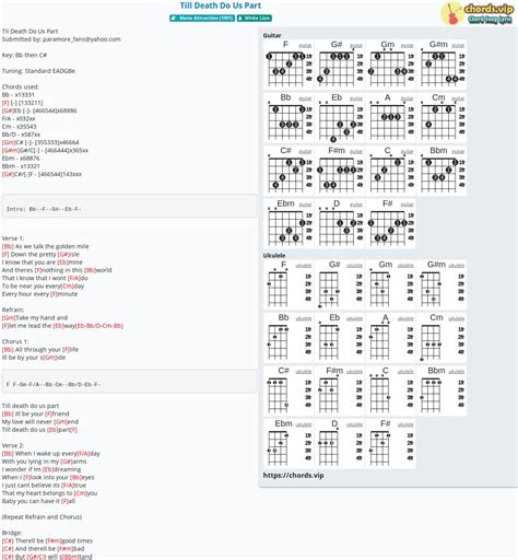 Chord: Till Death Do Us Part - tab, song lyric, sheet, guitar, ukulele ...