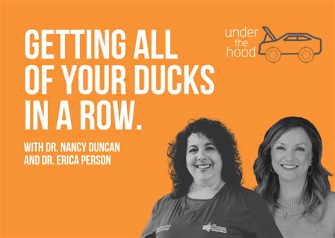 Episode 111 - Under The Hood: Getting all of your ducks in a row with ...