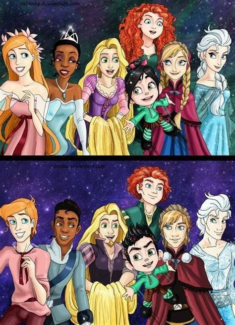 Pin on Disney Genderbenders