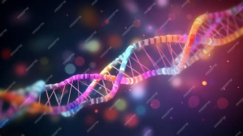 Premium AI Image | Science structure biology research genetic chromosome molecular evolution dna ...