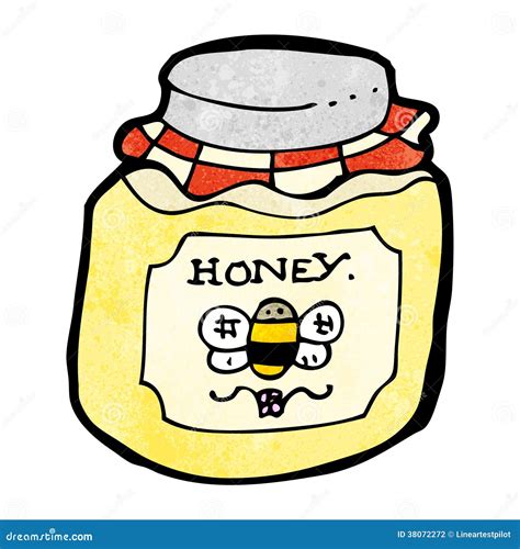 Cartoon Jar Of Honey Stock Photography - Image: 38072272