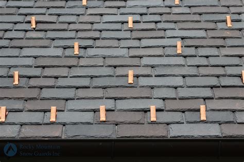 Snow Guards for DaVinci Synthetic Shingles | Rocky Mountain Snow Guards