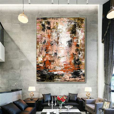 LargeWall Art Original Abstract Painting for Decor Contemporary Wall ...