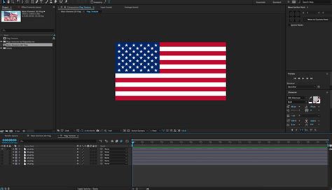 Flag Waving On Wind - After Effects + Element 3D Free Project Template - Quince Media