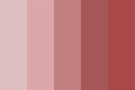 English Red Rose Color Palette