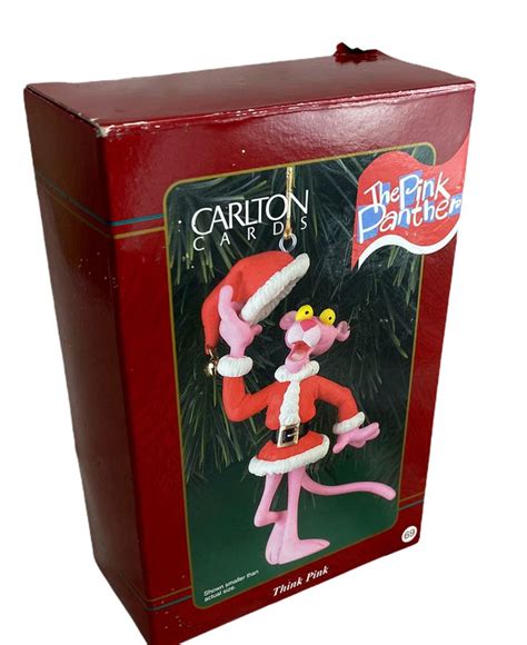 The Pink Panther Christmas Ornament Carlton Cards Heirloom Collection ...