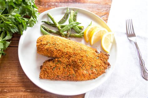 Baked Tilapia with Parmesan Crust Recipe from Pescetarian.Kitchen