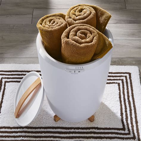 The Best Heated Towel Warmer - Hammacher Schlemmer