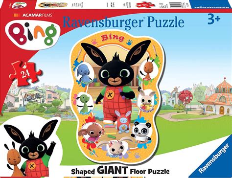 Ravensburger Bing Bunny, 24pc Giant Floor Jigsaw Puzzle: Amazon.co.uk: Toys & Games