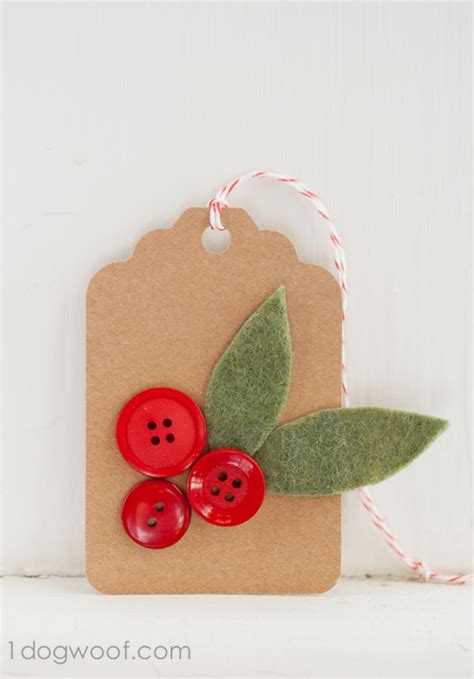 34 Festive and Fun DIY Christmas Gift Tags!