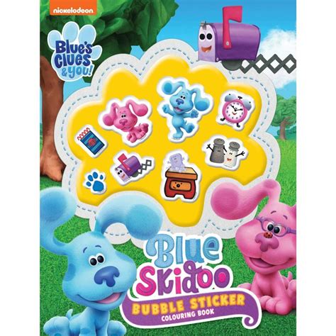 Blue’s Clues & You Bubble Sticker Colouring Book | Woolworths