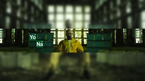 Free Heisenberg YouTube Banner Template | 5ergiveaways