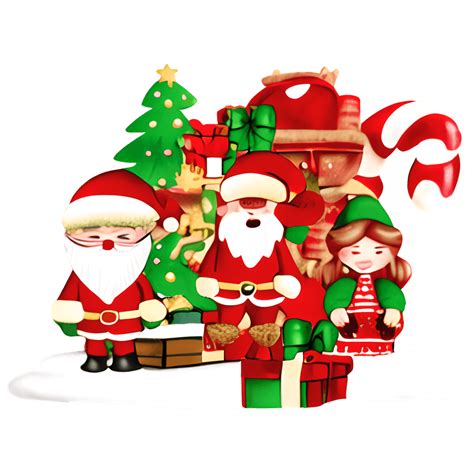 Santa's Workshop Clipart Set · Creative Fabrica