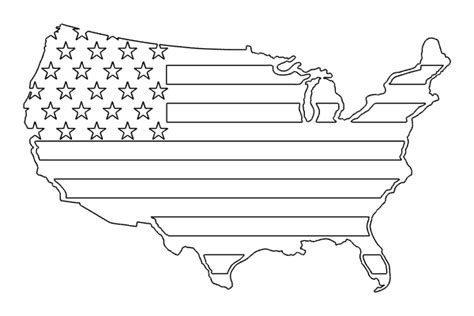 USA Outline Flag | FireShare | Langmuir Systems